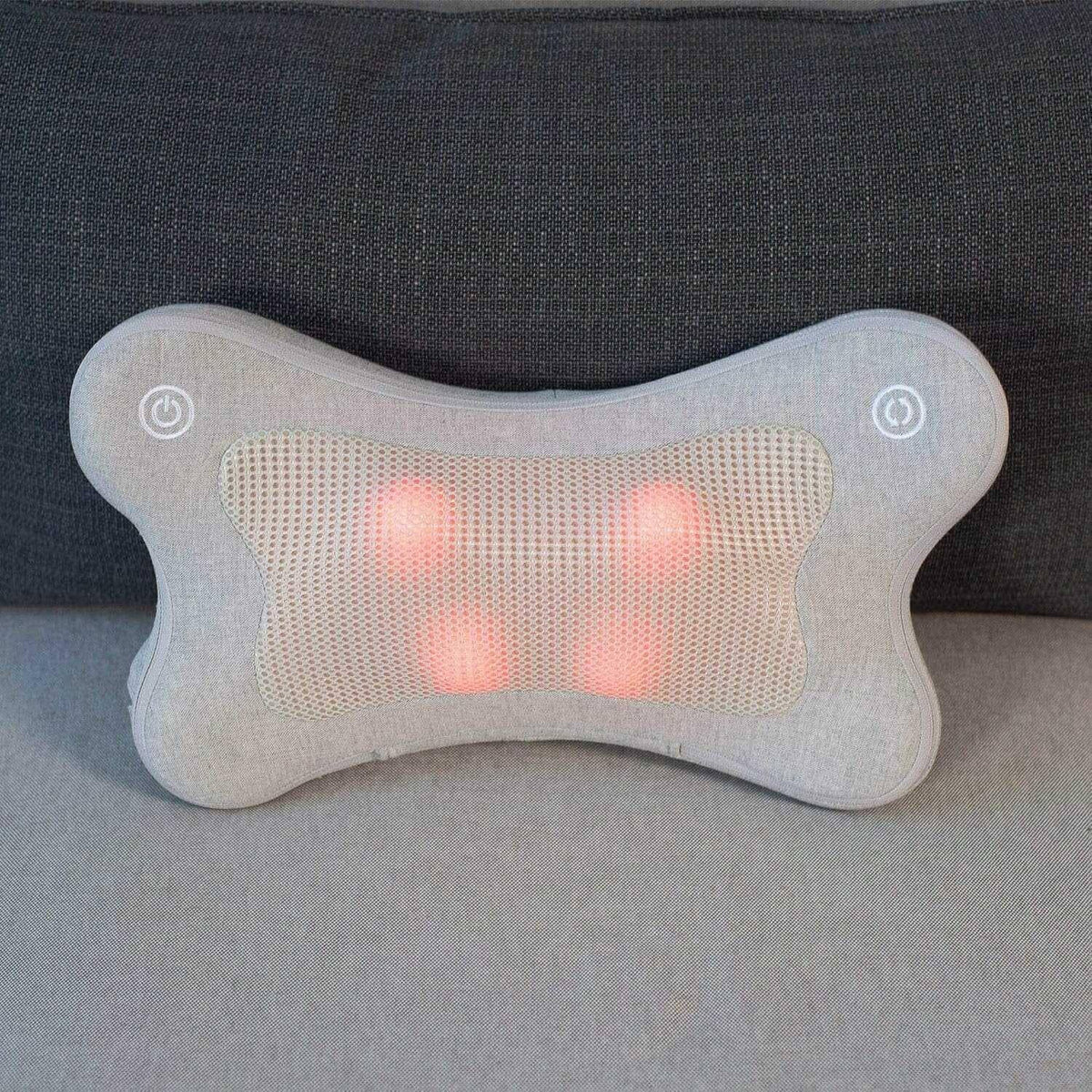 i-Puffy Massage Cushion with glowing massage nodes