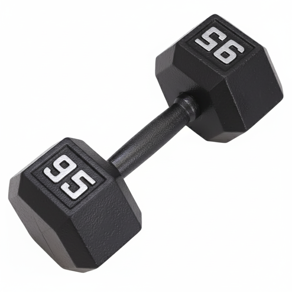 Gronk Cast Hex Dumbbell - Black
