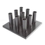 CAP VERTICAL BAR HOLDER - Final Stock Gronk Fitness Products Dumbell racks, power block stand, plate and bar storage, kettlebell racks, ball racks Commercial-Vertical-Bar-Holder_369__54394.1759911992