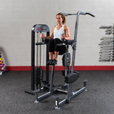 Body Solid FCD-STK Pro Select Weight Assist Chin-Up Dip, 310lb Body Solid Selectorized, single stack, assembly required FCD-STK_Exercises-23__48351.1735662094_c1a5d9cd-6192-4055-9cfc-57bd39f941c3