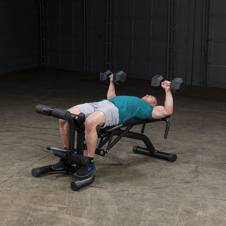Body Solid FID46 Leverage Flat Incline Decline Bench