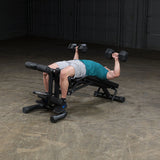 Body Solid FID46 Leverage Flat Incline Decline Bench