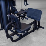 Body-Solid G9B Multi-Station Gym - close-up of leg press station with diamond-plate foot platform