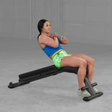 Body-Solid GFID225B Commercial Folding Bench — side profile