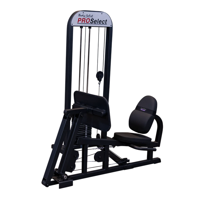 Body Solid GLP-STK Pro Select Leg Press, 310lb Stack Body Solid Home Gym, Small; Single stack or a-frame double stack (functional trainer). 5 functions or less GLPB-with-STK_0O2A4643-Hero-2500__79625.1775755632_dc1b54e3-c1e8-4bef-866b-9bfcf4c085c9