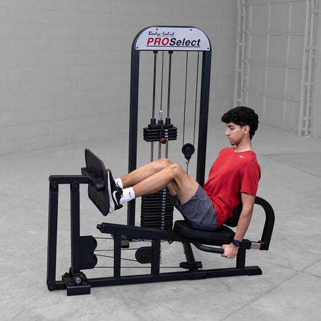 Body Solid GLP-STK Pro Select Leg Press, 310lb Stack Body Solid Home Gym, Small; Single stack or a-frame double stack (functional trainer). 5 functions or less GLPB-with-STK_0O2A4650-1028__44164.1775755631_dd2f242b-734e-49ce-8c0f-2f53dd7555b9