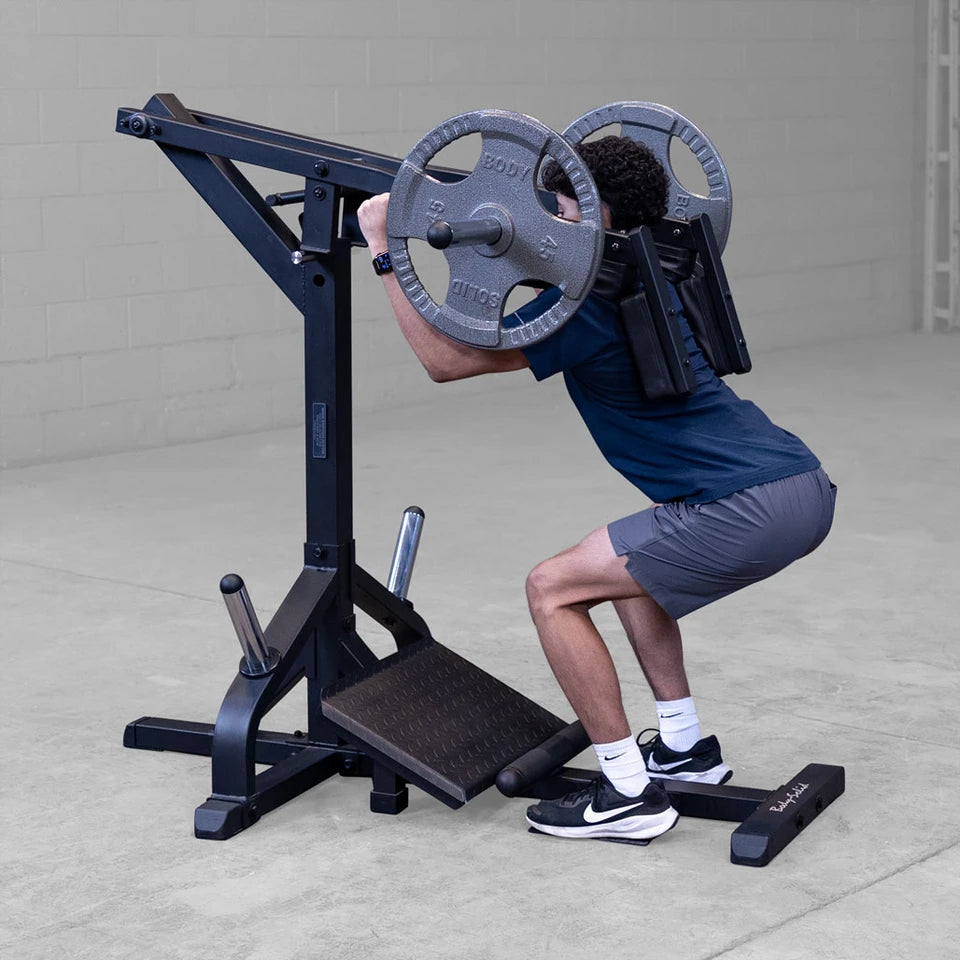 Body Solid GSCL360B Leverage Squat Machine Body Solid Modular; preacher curl, vkr, ab, roman chair GSCL360B_0O2A4967-1028__71743.1775832718