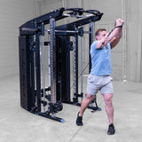 Body-Solid GSFR100 cable column and weight stacks