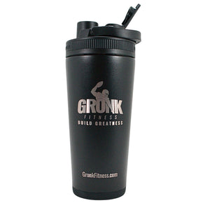 Ice Shaker, Gronk Fitness 20oz Black