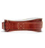 SCHIEK 4 LEATHER CONTOUR LIFTING BELT, SMALL Schiek Wearables; gloves, elbow sleeves, knee sleeves, dip belts, vests, ankle/wrist weights L2004-Leather-Lifting-Belt-Schiek-Sports-54903380