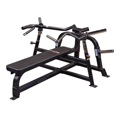 Body Solid - Leverage Bench Press, Black Body Solid Home Gym, Small; Single stack or a-frame double stack (functional trainer). 5 functions or less LVBPB_0O2A5527-2500__52545.1777671222