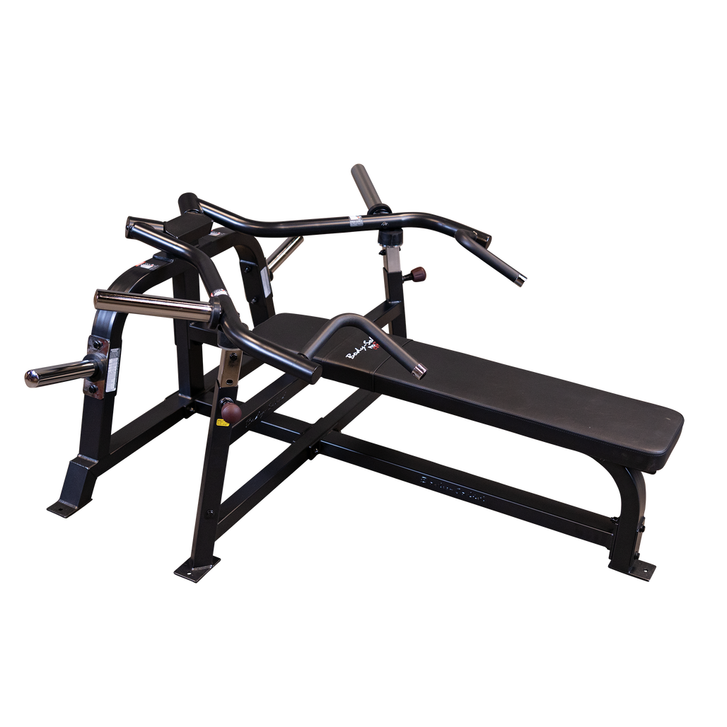 Body Solid - Leverage Bench Press, Black Body Solid Home Gym, Small; Single stack or a-frame double stack (functional trainer). 5 functions or less LVBPB_0O2A5540-2500__51084.1777671222