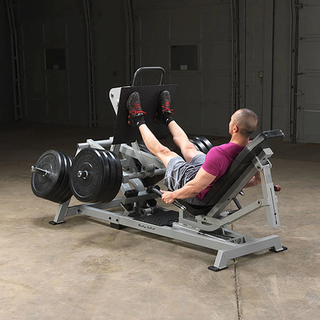 Body Solid LVLP Leverage Horizontal Leg Press Body Solid Home Gym, Small; Single stack or a-frame double stack (functional trainer). 5 functions or less LVLP_0034_2000px__83670.1735657521