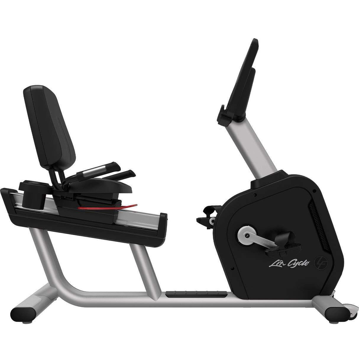 Life Fitness Aspire Recumbent Bike with SL Console, Arctic Silver