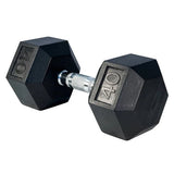 Gronk Fitness Rubber Hex Dumbbell Set