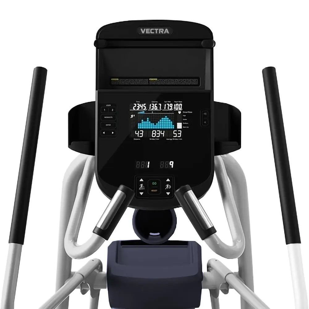 Vectra EX 420 elliptical console display close-up