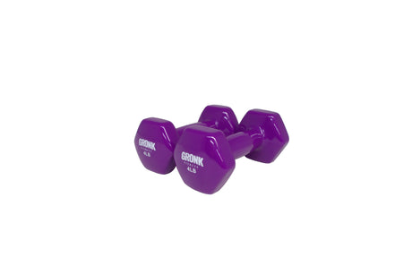 Gronk Fitness Vinyl Hex Dumbbells