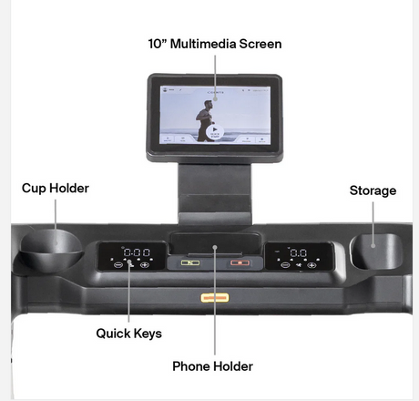 Inspire T4S Treadmill with 10 Inch Touchscreen