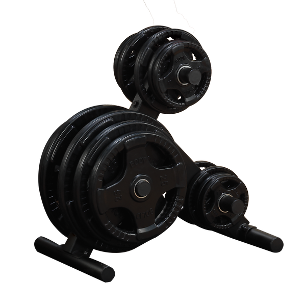 Body Solid OWT24 2" Olympic Plate Tree Body Solid Dumbell racks, power block stand, plate and bar storage, kettlebell racks, ball racks b880e432-9e5c-ed11-834a-0af6a9949c45_OWT24_.