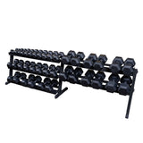 Body-Solid Dumbbell Rack (Black) Body Solid Dumbell racks, power block stand, plate and bar storage, kettlebell racks, ball racks body-solid_dumbbell-rack-copy_view-4_4a65ddd3-e026-445b-a263-d595d5004b9a