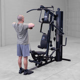 Body-Solid G6B Bi-Angular gym — Perfect Pec station in use