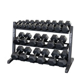 Body Solid GDR48B 3-Tier Dumbbell Rack