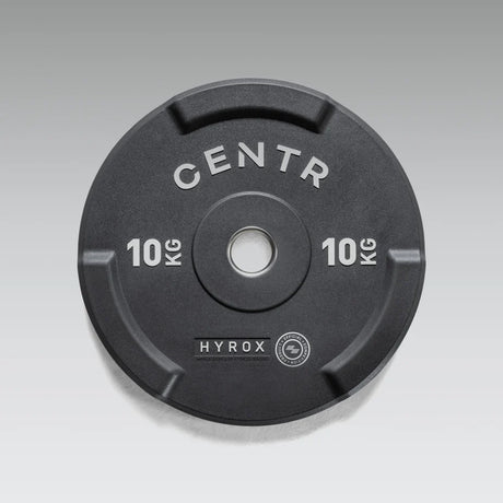 Centr HYROX Official Competition Edge Bumper Plate 10 kg Hyrox Variant(s) - KGWeight competition-edge-bumper-plate-260730