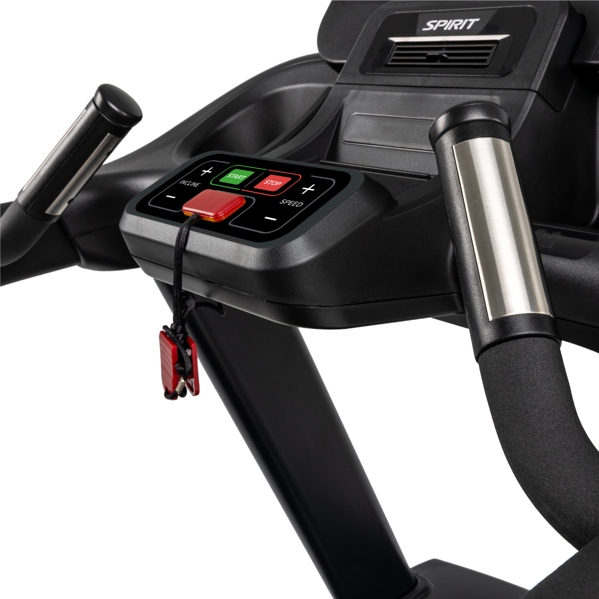 Spirit CT800 Treadmill | Black Spirit Treadmill; Residentail Commercial Frame over 350lbs ct850-black3final