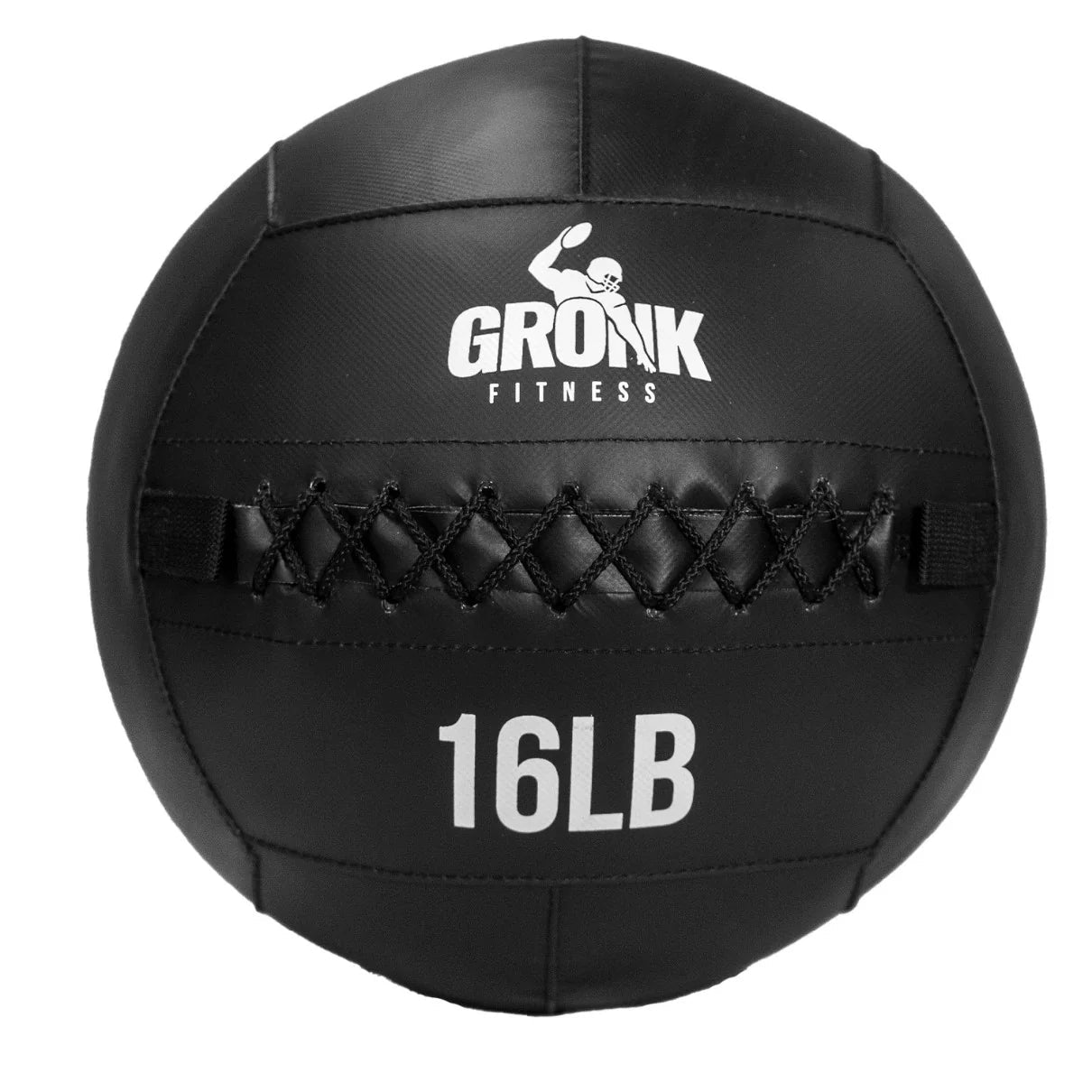 Gronk Fitness G2 16 lb black wall ball