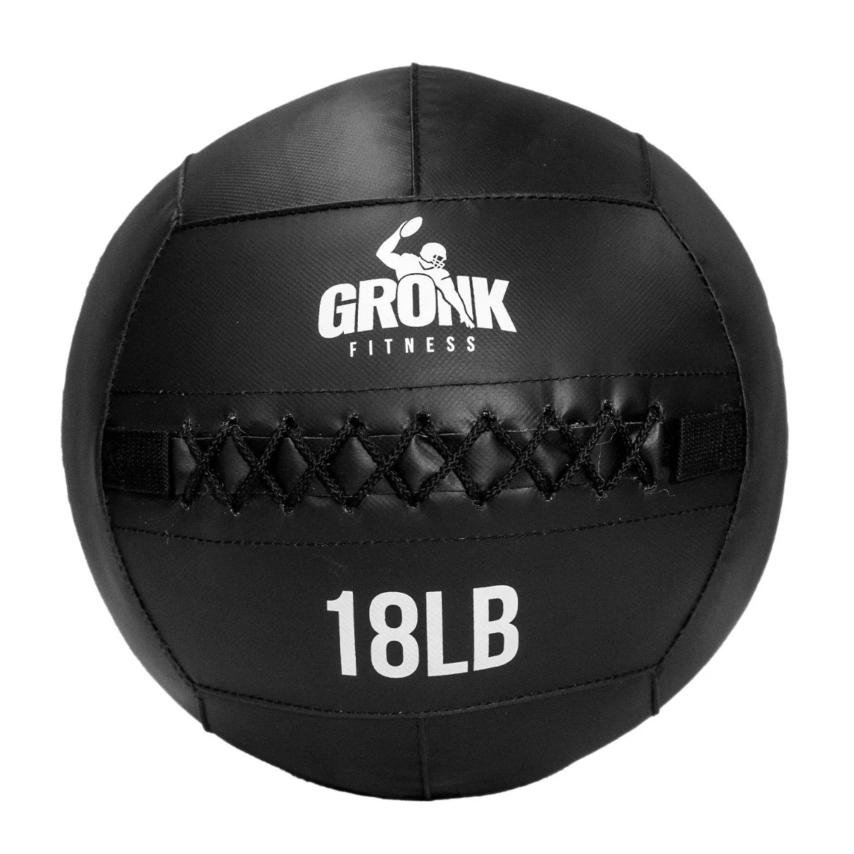 Gronk Fitness G2 18 lb black wall ball