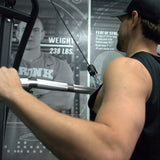 Gronk Fitness Aluminum Revolving Lat Bar, Single Hole