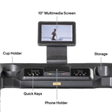 Inspire T4S Treadmill with 10 Inch Touchscreen