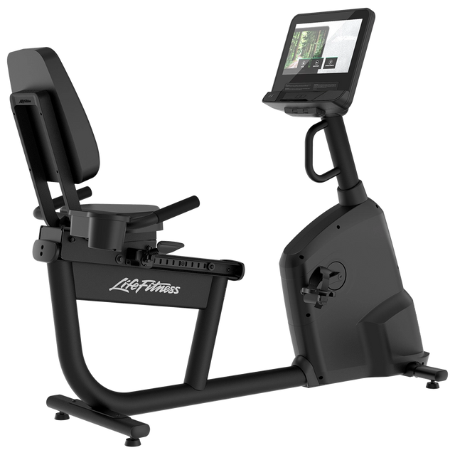Life Fitness Atmos Recumbent Bike Home Edition with SE4 16-inch console