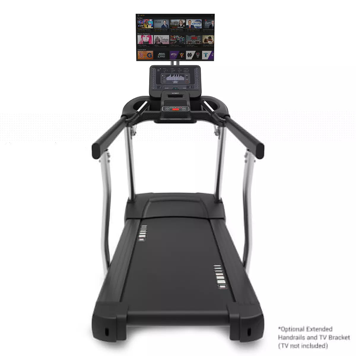 Spirit CT800 Treadmill - Final Stock Spirit Treadmill; Residentail Commercial Frame over 350lbs rear_view_tv_jpg_263ced5a-941b-448c-bb35-48e6d01c1674