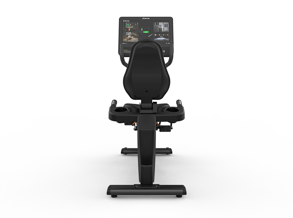 Shua B9100R Recumbent, 22in Touch recumbent bike, studio render 4 of 4