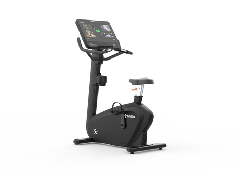 Shua B9100U Upright Bike, 22in Touch, studio render 1 of 4
