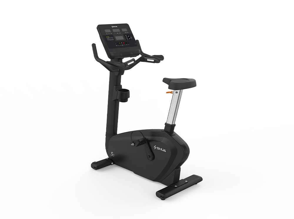 Shua B9100U Upright Bike, studio render 1 of 4
