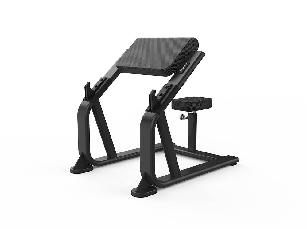 Shua G6359 Seated Arm Curl arm curl bench, studio render 1 of 2