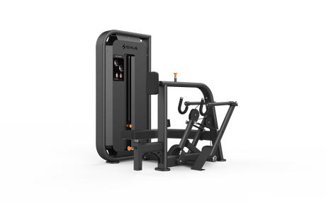 Shua G6803 Seated Row selectorized machine, studio render 2 of 2
