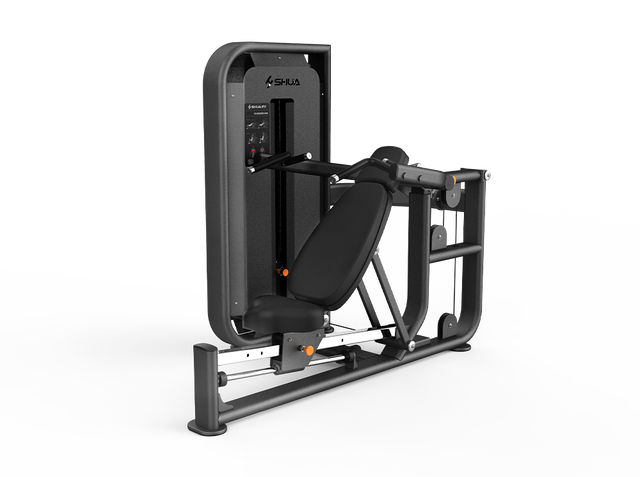 Shua G6824 Chest/Shoulder Press selectorized machine, studio render