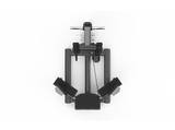 Shua G6923 Standing Abductor plate loaded machine, studio render 2 of 4