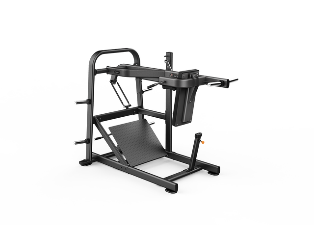 Shua G6924 Pendulum Squat plate loaded machine, studio render 1 of 4