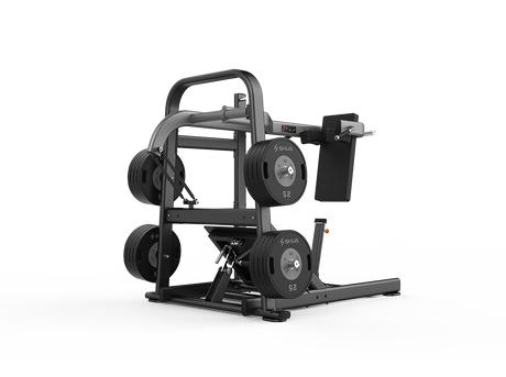 Shua G6924 Pendulum Squat plate loaded machine, studio render 2 of 4