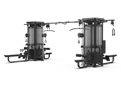 Shua G7233B 8-Station multi-station gym, studio render 1 of 4