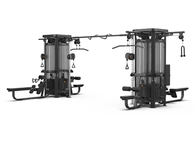 Shua G7233B 8-Station multi-station gym, studio render 1 of 4