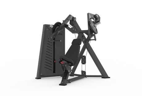 Shua G7701 Hybrid Chest Press selectorized machine, studio render 2 of 2