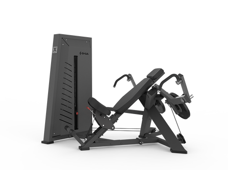 Shua G7702 Hybrid Pec Fly selectorized machine, studio render 1 of 2