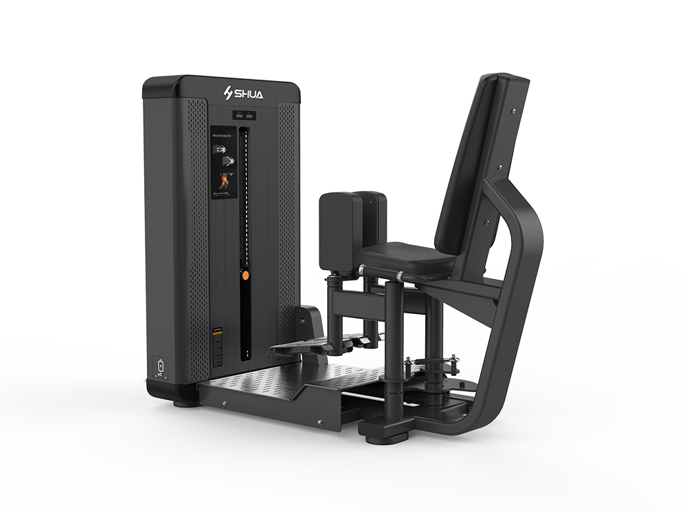 Shua G8808 Abductor/Adductor selectorized machine, studio render 1 of 5