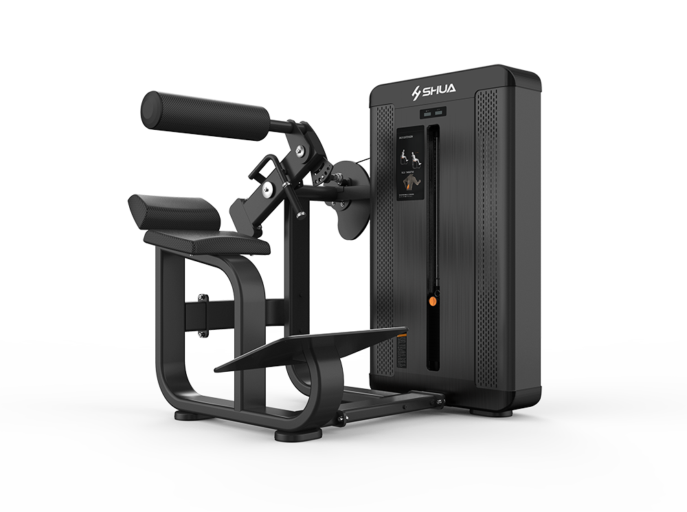 Shua G8812 Back Extension selectorized machine, studio render 1 of 4