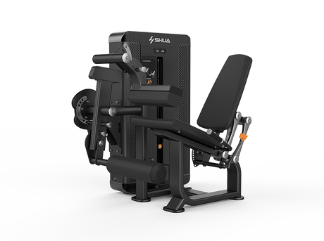 Shua G8816 Leg Curl/Extension selectorized machine, studio render 1 of 4